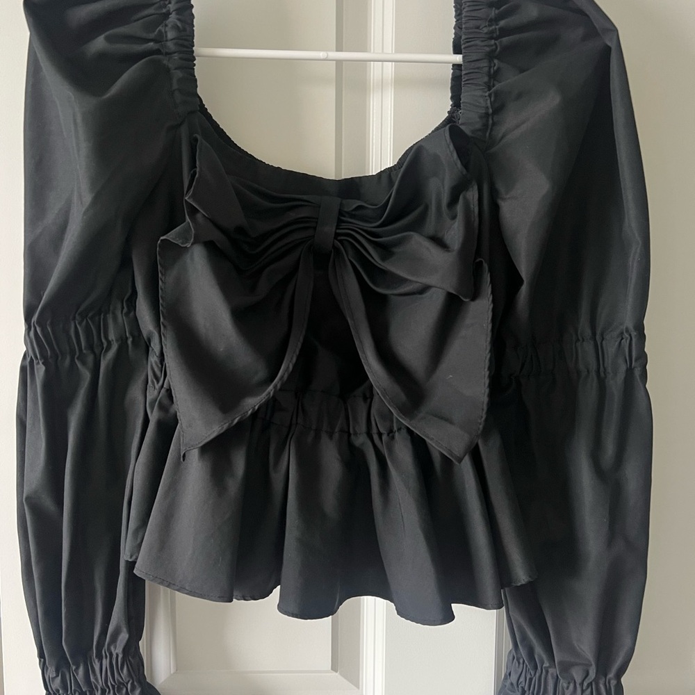 Elegant Black Women's Top